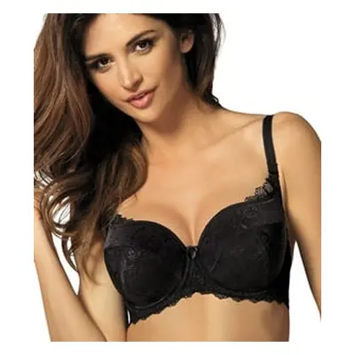 Gorteks Linda padded bra with lace black