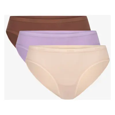 Briefs Atlantic 3LP-195 A'3 S-2XL cappucino-lavender-ecru