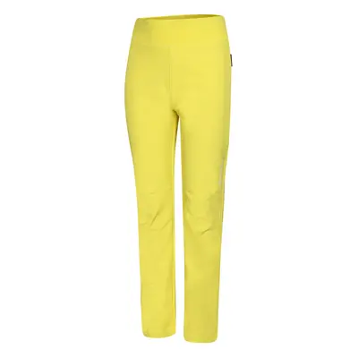 Children's softshell pants ALPINE PRO ZORTO sulphur spring