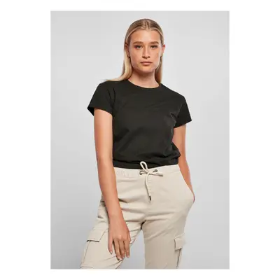 Women's T-shirt made of recycled cotton in black