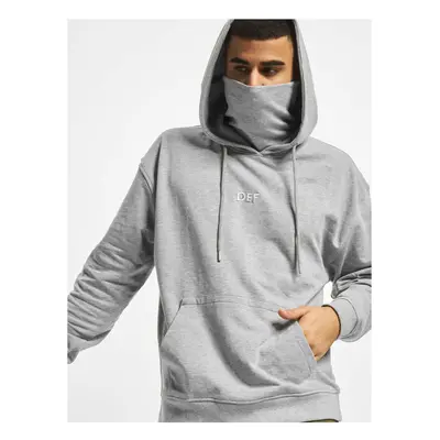 DEF Hendrik Hoody Grey Melange Grey Melange