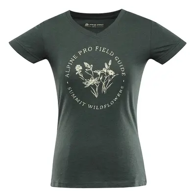 Women's quick-drying T-shirt ALPINE PRO NEGA myrtle variant pa