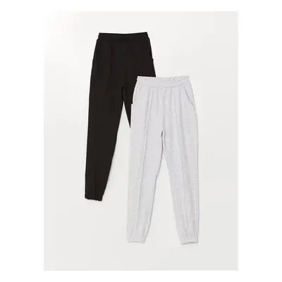 LC Waikiki LCW Elastic Waist Girls Jogger Tracksuit Bottoms 2-Pack