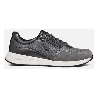 Dark gray women's sneakers Geox Bulmya - Women's