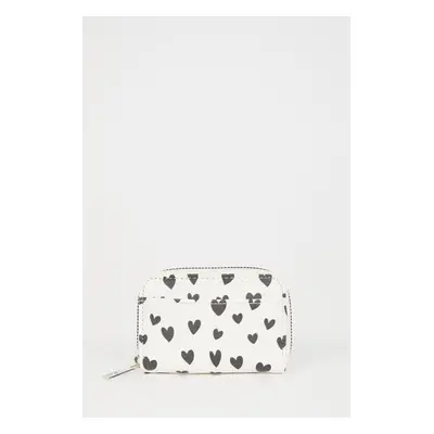 DEFACTO Women's Printed Coin Purse