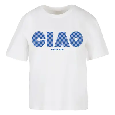 Women's T-shirt Ciao Ragazze white