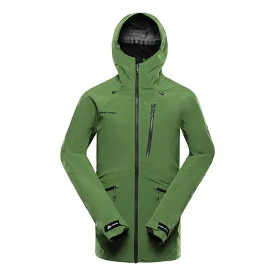 Men's jacket with ptx membrane ALPINE PRO ZARR treetop