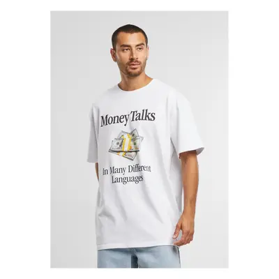 Men's T-shirt Money Talks Oversize white