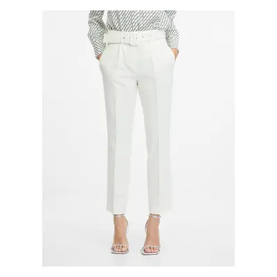 Orsay Cream women's trousers - Women's