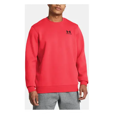 Men's sweatshirt Under Armour UA Icon Fleece Crew-RED - Men's