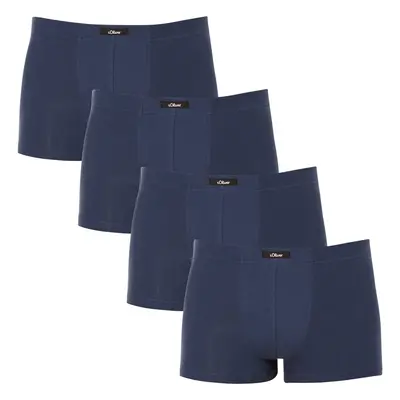 4PACK men's boxers S.Oliver dark blue