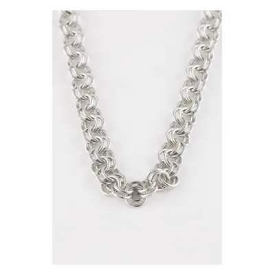 DEFACTO Women's Thick Chain Silver Necklace