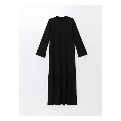 LC Waikiki LCW Stand Collar Straight Long Sleeve Women's Dress