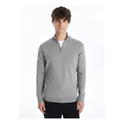 LC Waikiki High Collar Long Sleeve Men's Knitwear Sweater