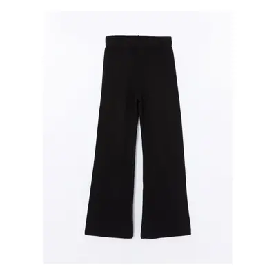 LC Waikiki Wide Leg Women's Knitwear Trousers with Elastic Waist