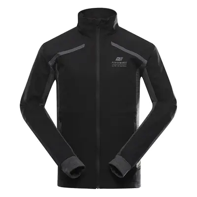 Men's softshell jacket with membrane ALPINE PRO UKEB black