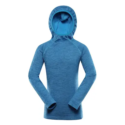 Children's quick-drying sweatshirt with cool-dry ALPINE PRO ROLTO mykonos blue