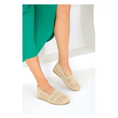 Soho Beige Women's Ballerinas