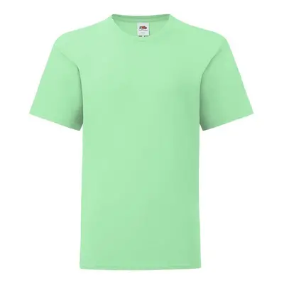 Mint children's t-shirt in combed cotton Fruit of the Loom