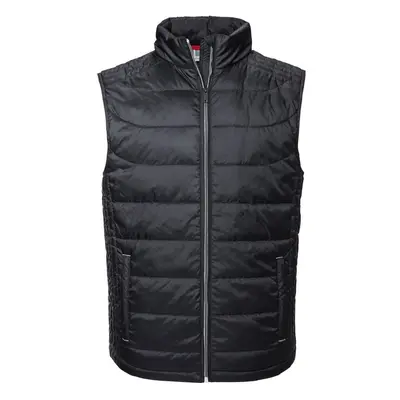 Black Men's Vest Nano Bodywarmer Russell