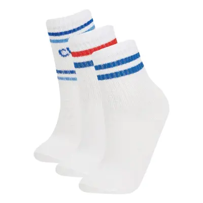 DEFACTO Boy's 3-Piece Cotton Long Socks