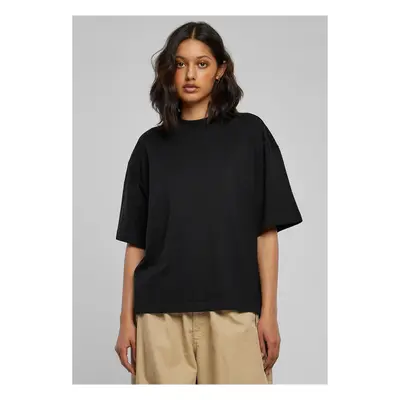 Women's Organic T-Shirt Heavy Slit Black