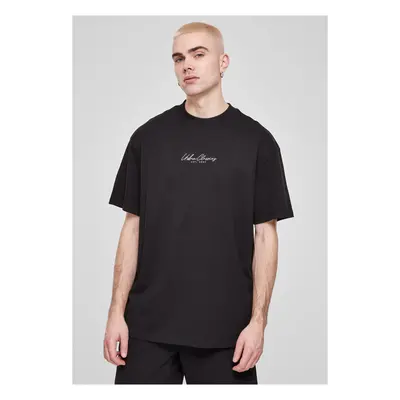 Oversized Mid Embroidery T-Shirt Black