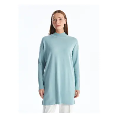 LC Waikiki Half Turtleneck Plain Long Sleeve Women's Knitwear Tunic