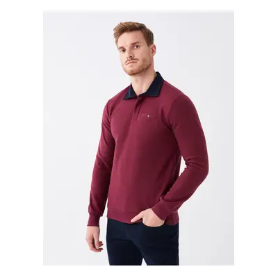 LC Waikiki Polo Neck Long Sleeve Men's Sweatshirt