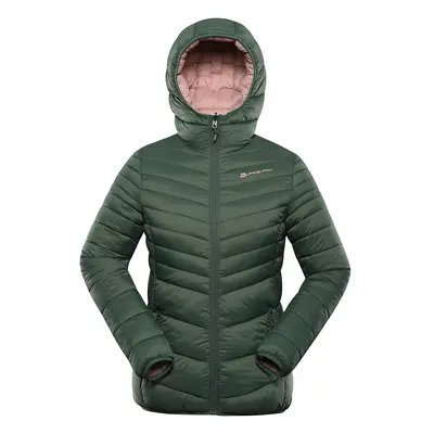 Women's reversible jacket hi-therm ALPINE PRO EROMA myrtle