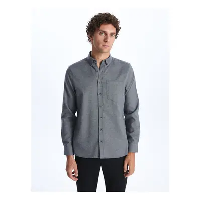 LC Waikiki Regular Fit Long Sleeve Dobby Men's Shirt