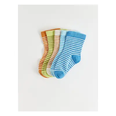 LC Waikiki LCW baby Striped Baby Boy Socks 5-Piece