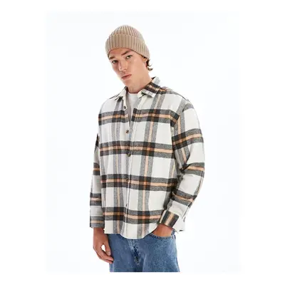 LC Waikiki Regular Fit Long Sleeve Plaid Men's Shirt