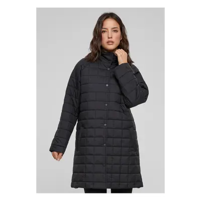 Women's quilted coat black