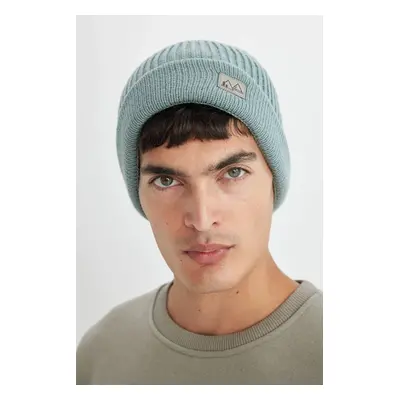 DEFACTO Men's Label Printed Beret