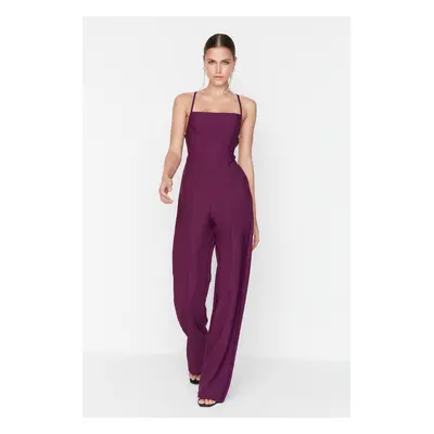 Trendyol Light Purple Lined Woven Jumpsuit