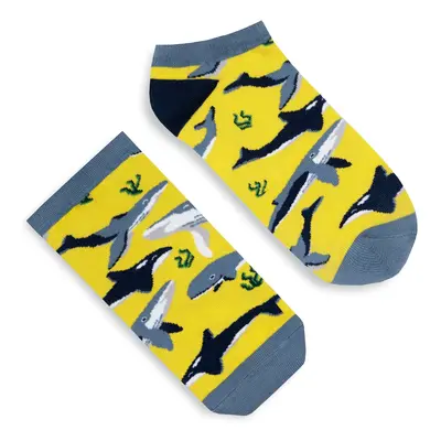 Banana Socks Unisex's Socks Short Mr. Whale