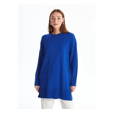 LC Waikiki Lcw Crew Neck Plain Long Sleeve Women's Knitwear Tunic