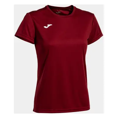 Women's T-Shirt Joma Combi Woman Shirt S/S Burgundy