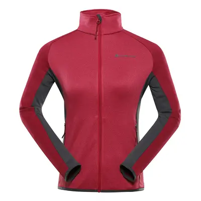 Women's quick-drying hoodie with cool-dry ALPINE PRO VORNA anemone