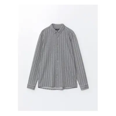 LC Waikiki Slim Fit Long Sleeve Striped Men's Shirt