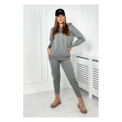 Sweater set Sweatshirt + Trousers dark grey