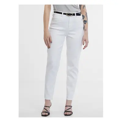 Orsay White Women's Mom Jeans - Women's