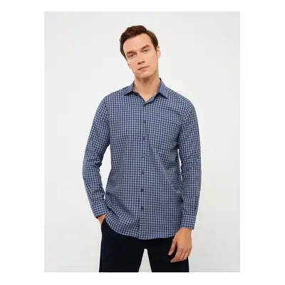 LC Waikiki Regular Fit Long Sleeve Plaid Men's Shirt