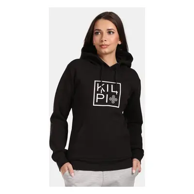 Women's cotton hooded sweatshirt Kilpi NIKY-W Black