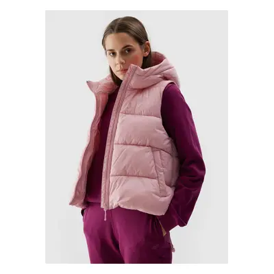 Women's 4F Synthetic Down Down Vest - Pink