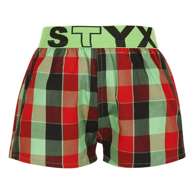 Styx sports rubber multicolored children's briefs