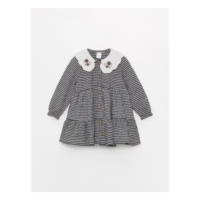 LC Waikiki Bebe Collar Plaid Baby Girl Dress