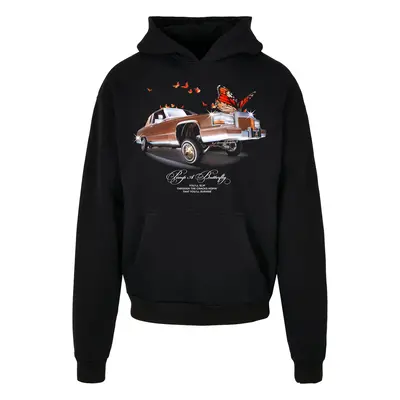 Pimp and Butterfly Heavy Oversize Hoody Black