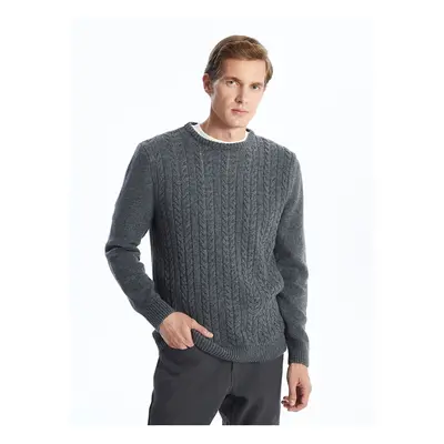 LC Waikiki Lw - Crew Neck Long Sleeve Men's Knitwear Sweater